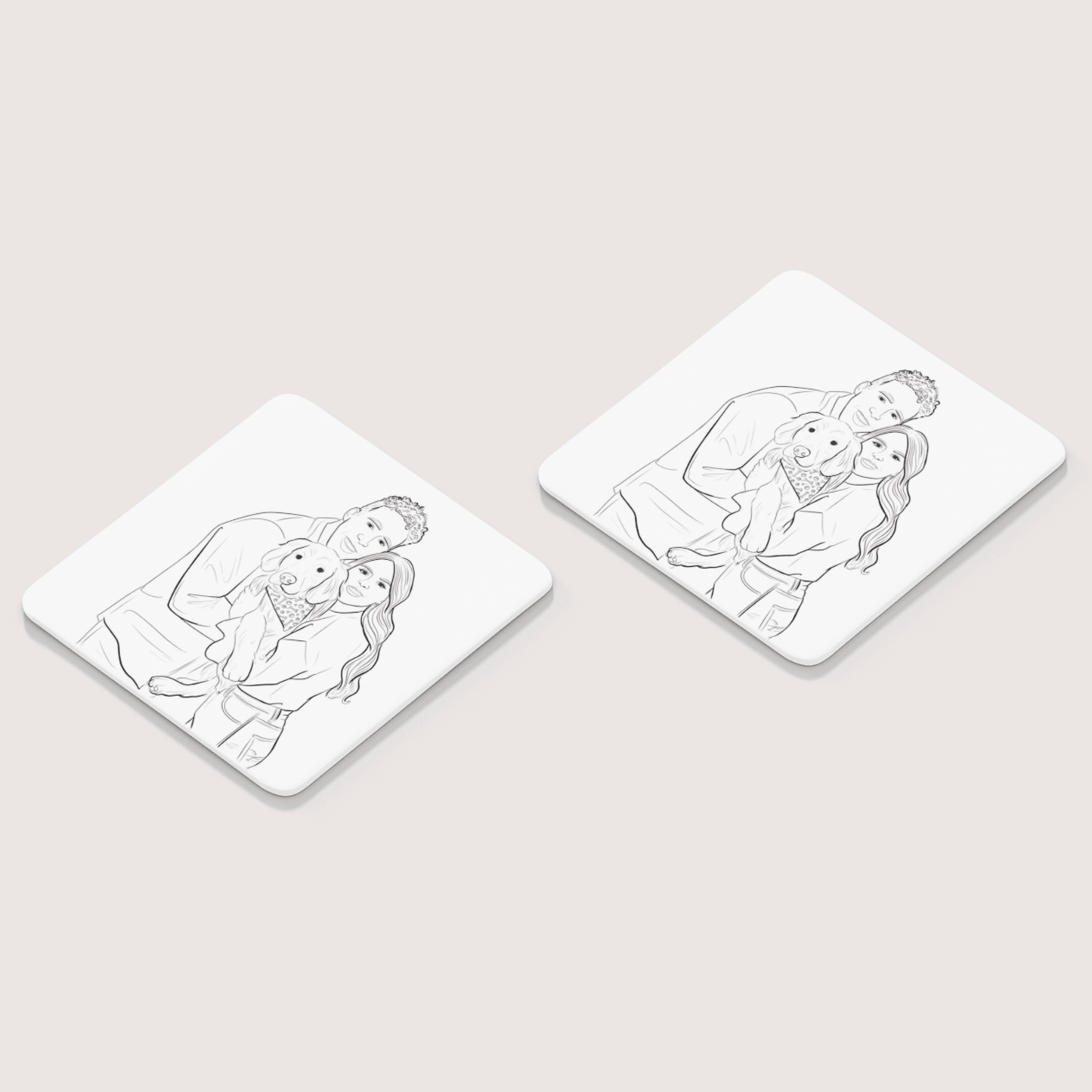 Ceramic Coaster - Nudo Prints