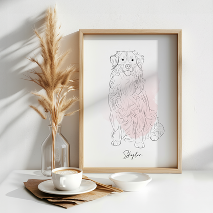 Line Pet Portraits