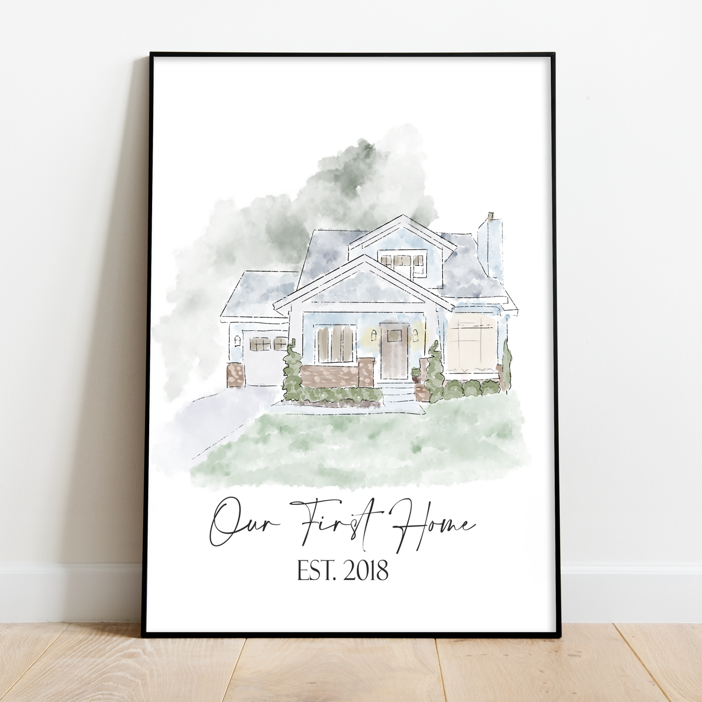 Watercolour Hause Portrait